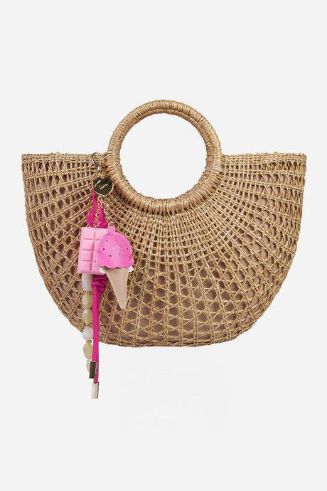 Bobby Bag Charm - Pink Ice Cream and Chocolate