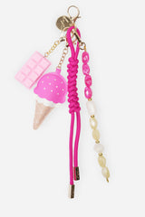 Bobby Bag Charm - Pink Ice Cream and Chocolate