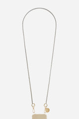 Lia Metal Silver Chain 120 cm