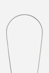 Lia Metal Silver Chain 120 cm