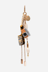 Bobby Bag Charm - Camera and Comb