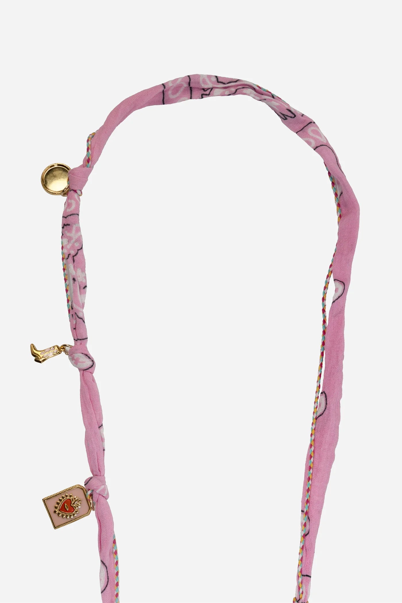 Laia Long Pink Chain 120 cm