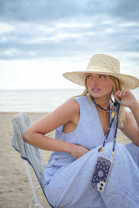 Laia Long Blue Chain 120 cm