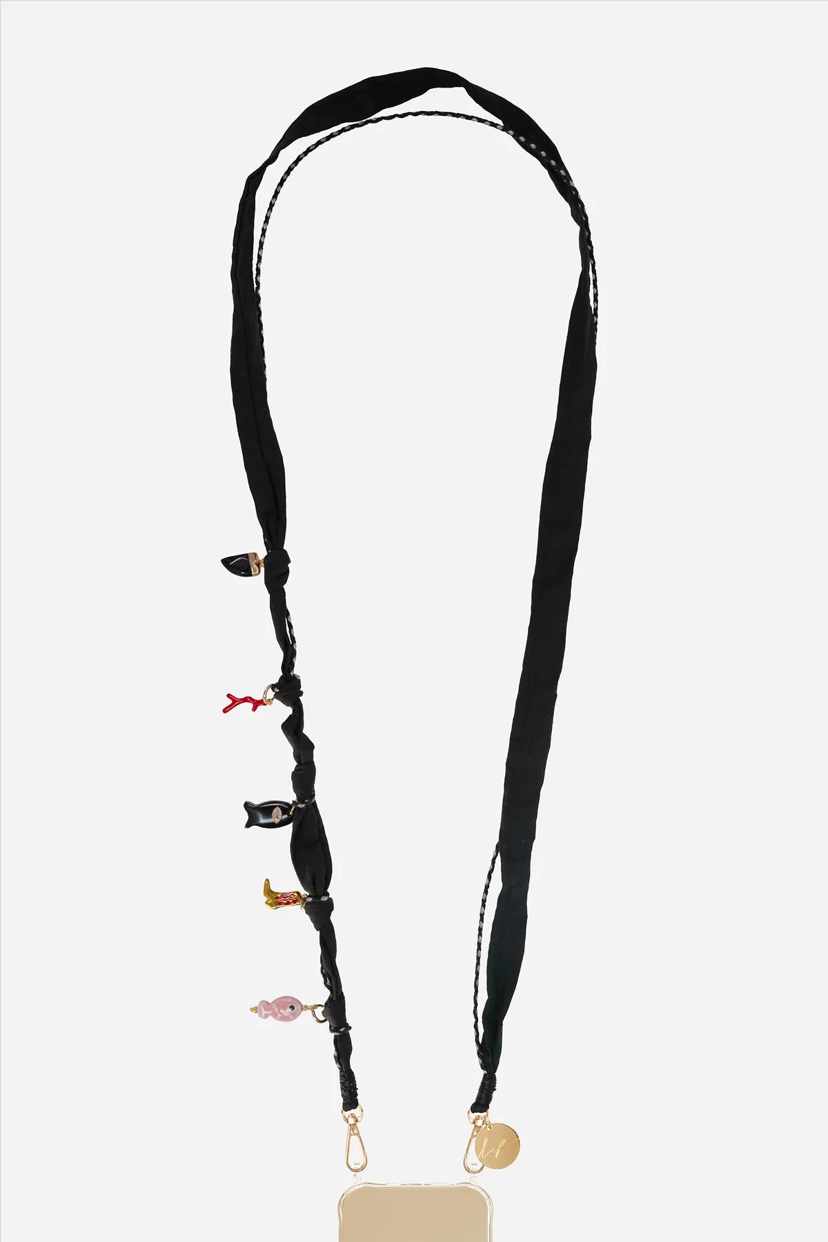 Laria Black Long Chain 120 cm