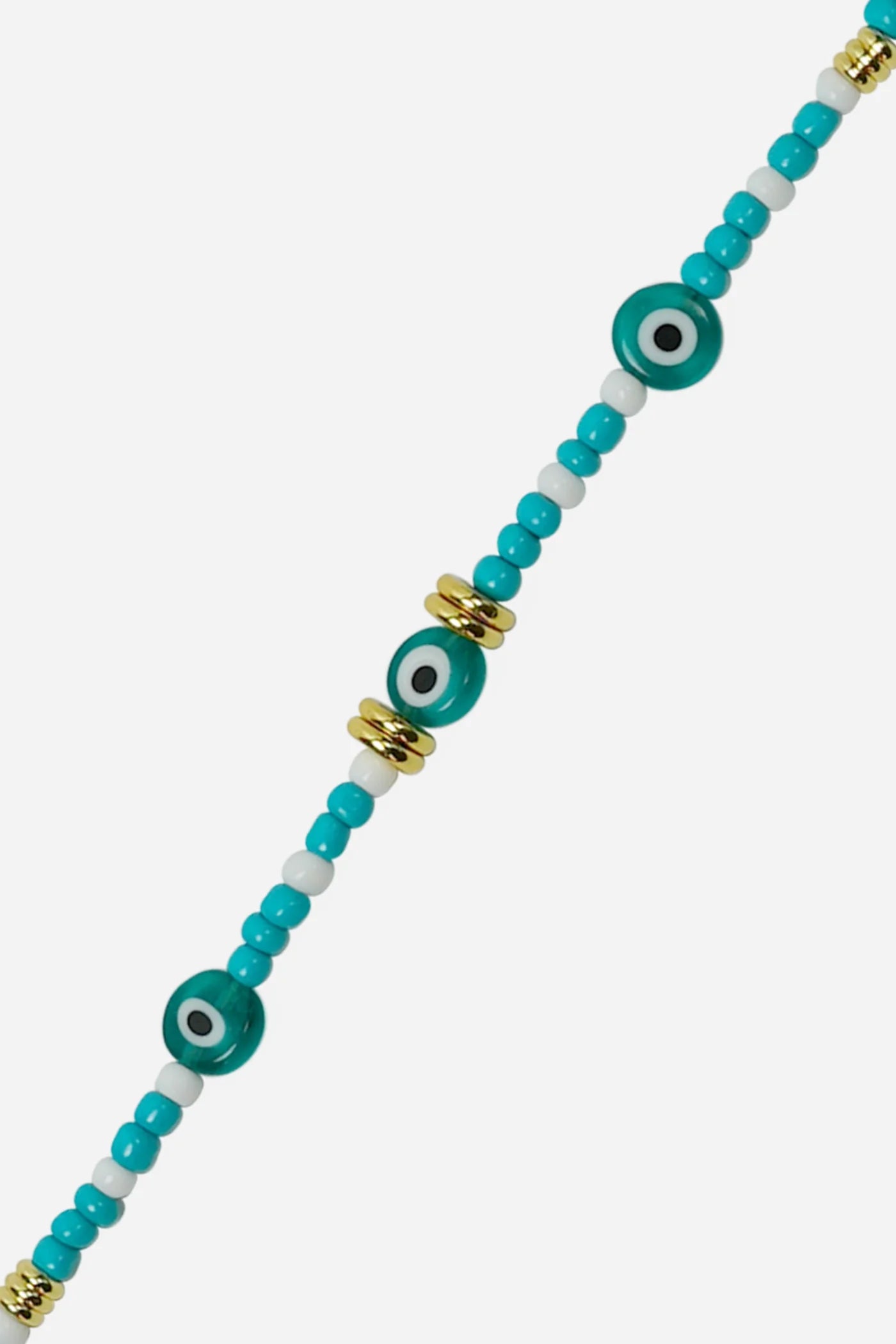 PAROS LONG NECKLACE TURQUOISE 120 CM