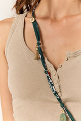 Laia Long Khaki Chain 120 cm