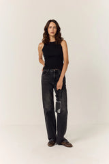 Nolan Black Short Chain 40 cm
