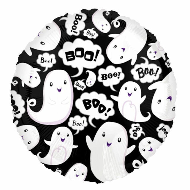 Halloween Boo Ghosts Balloon 18"