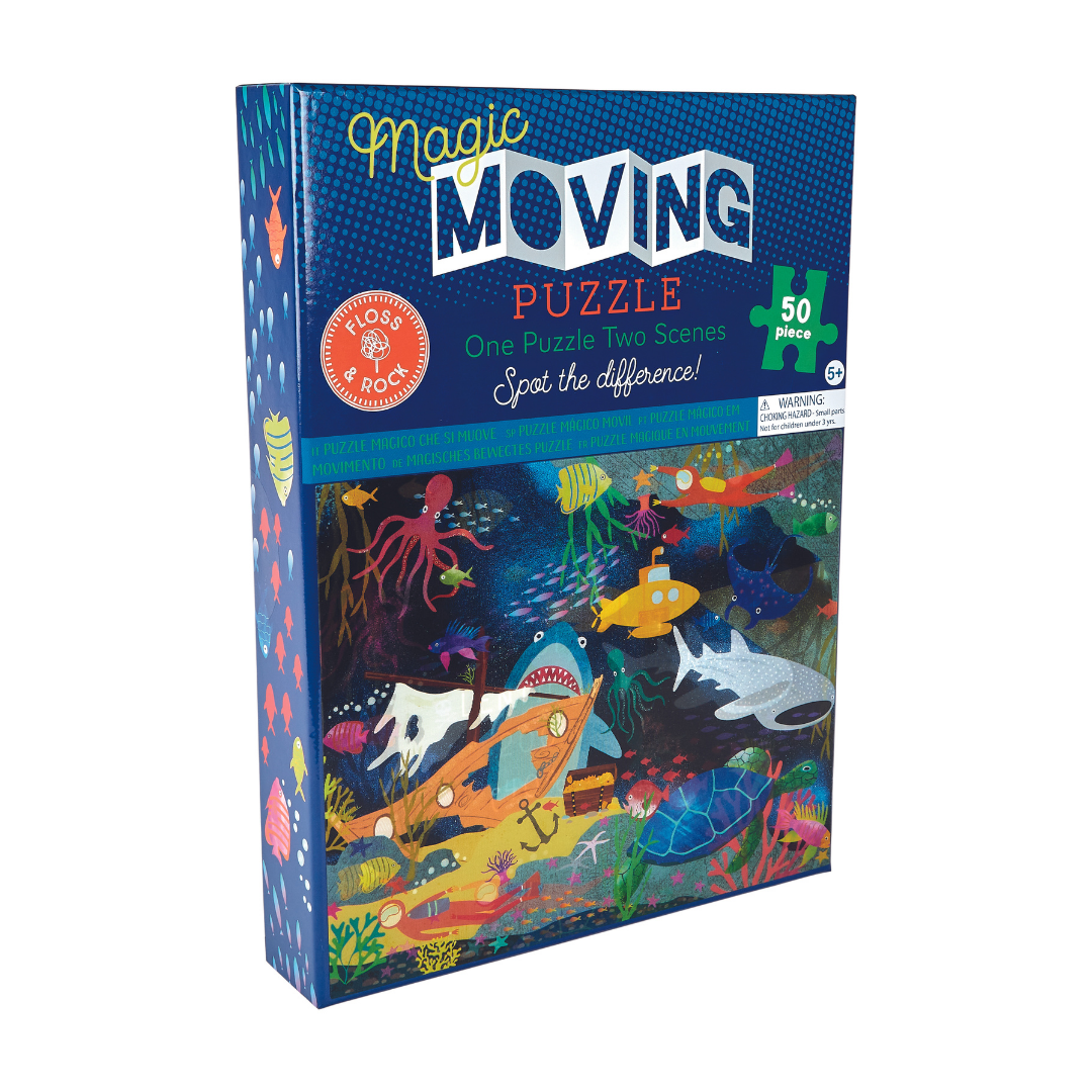 50 Piece Magic Moving Puzzle - Deep Sea