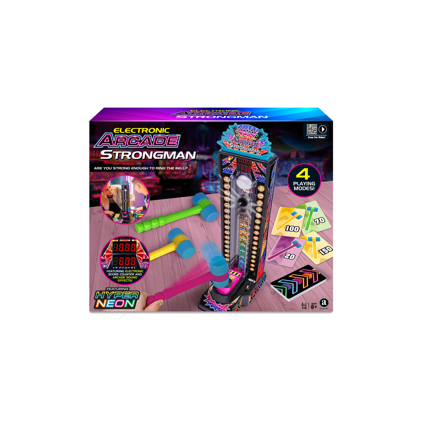 Electronic Arcade Strongman (Hyper Neon Series)