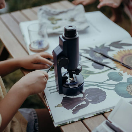 KIDYMICROSCOPE Portable Microscope Blue