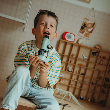 KIDYMICROSCOPE Portable Microscope Green