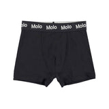 Justin 2-pack Black White Boxer Shorts