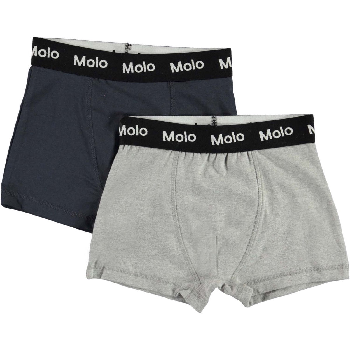 Justin 2-pack Navy Grey Boxer Shorts