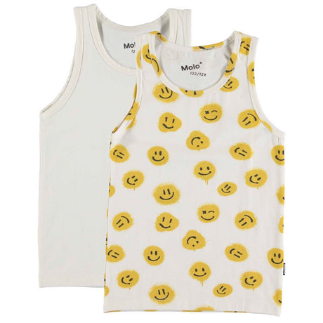 Jayden 2-pack Vests Ivory Smiles