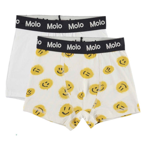 Justin 2-pack Boxer Shorts Ivory Smiles