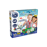 Markers Factory Kids Art Kit – Washable Markers, Creative Drawing & Coloring Activity Set