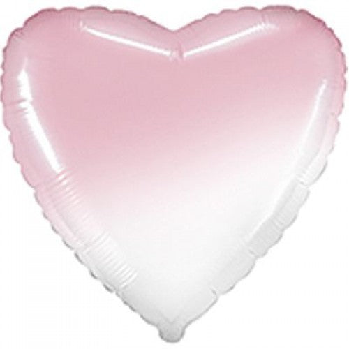 Gradient Pink Jumbo Heart Foil Balloon 32"