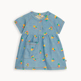 Mermaid - Beach Hut Denim Dress With Pocket