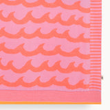 Gale - Pink Waves Baby Blanket