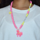 Dream Big Unicorn Beads Necklace With Details