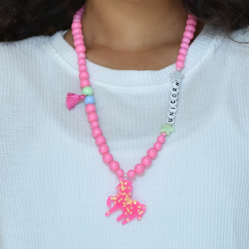 Star Unicorn Beads Necklace