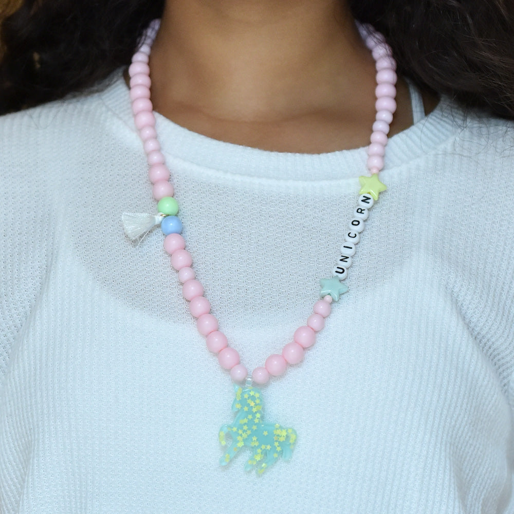 Star Unicorn Beads Necklace