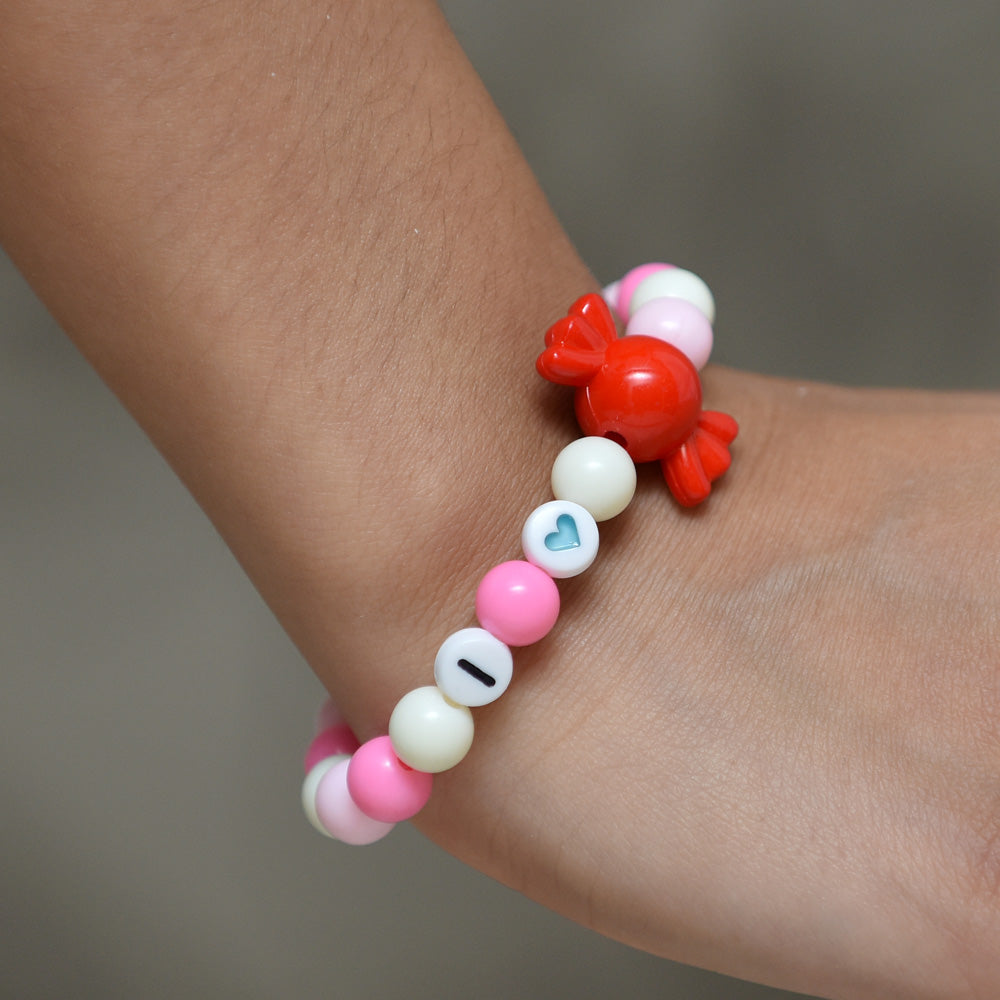 I Love Candies Beads Bracelet