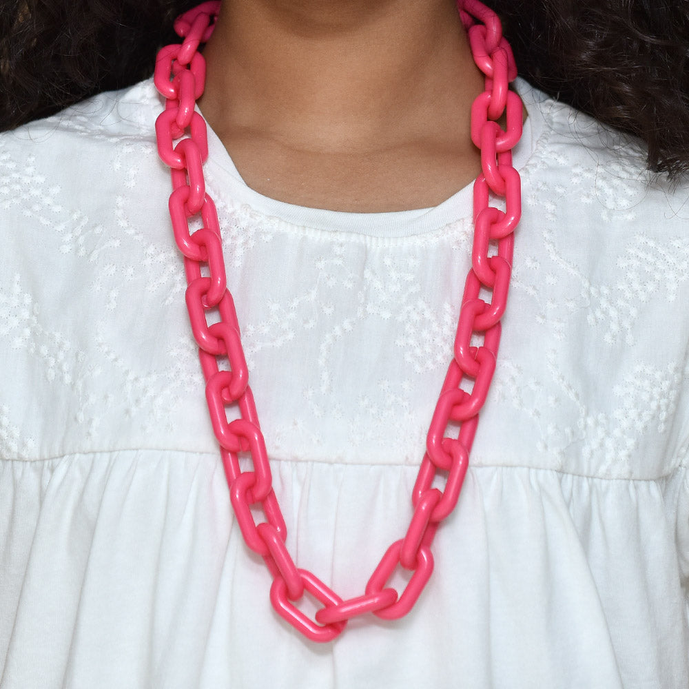 Large Chain Long Necklace