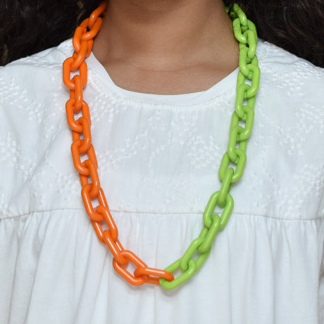 Large Chain Long Necklace