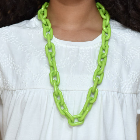 Large Chain Long Necklace