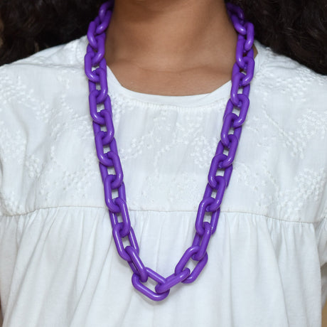 Large Chain Long Necklace