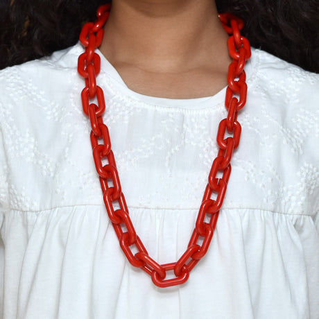 Large Chain Long Necklace