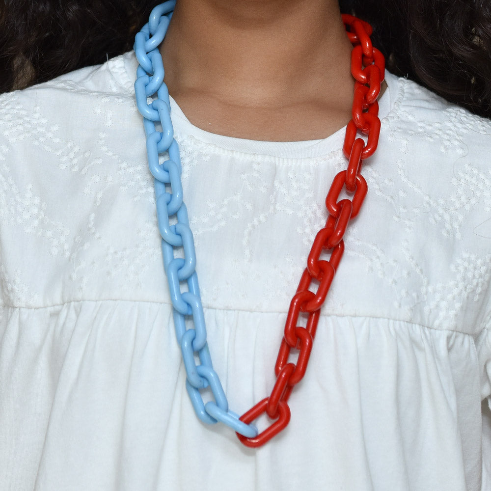 Large Chain Long Necklace