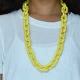 Large Chain Long Necklace