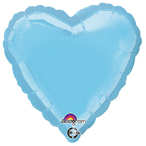 18" Heart Balloon Light Blue