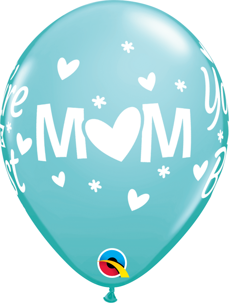 Mom You're The Best Latex Balloon 11"