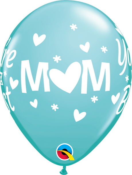 Mom You're The Best Latex Balloon 11"