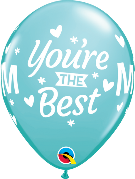 Mom You're The Best Latex Balloon 11"