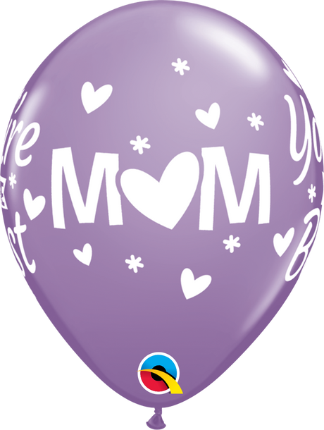 Mom You're The Best Latex Balloon 11"