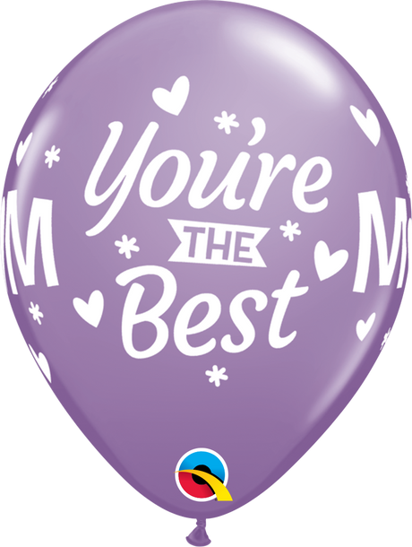 Mom You're The Best Latex Balloon 11"
