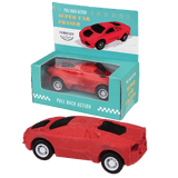 Red Pull Back Super Car Eraser