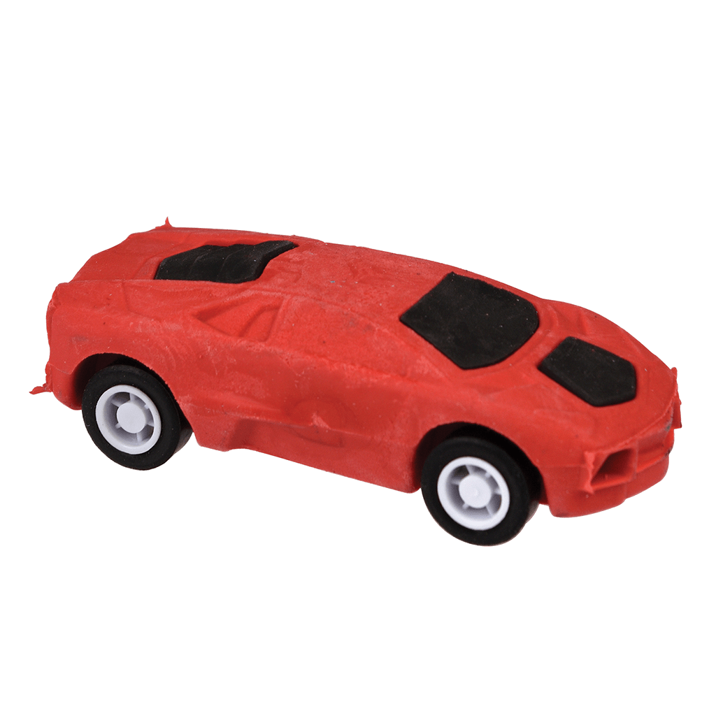 Red Pull Back Super Car Eraser