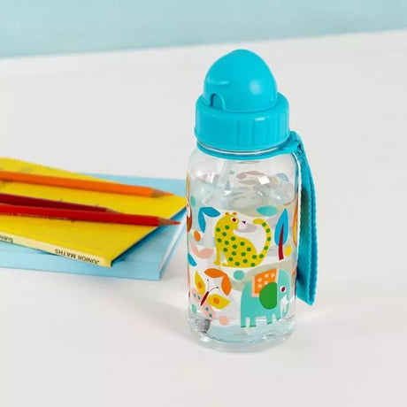 Children's water bottle with straw 500ml - Wild Wonders