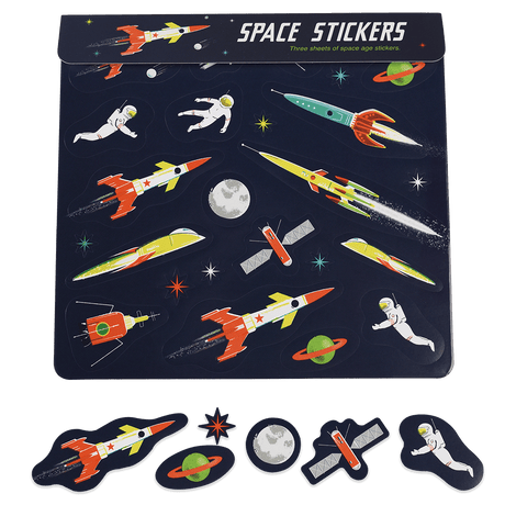 Space Age Stickers (3 Sheets)