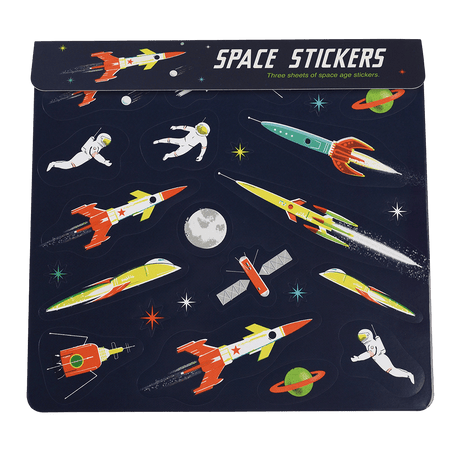 Space Age Stickers (3 Sheets)