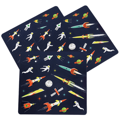 Space Age Stickers (3 Sheets)