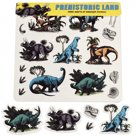 Prehistoric Land Stickers (3 Sheets)