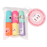 Mini Animal Highlighters (pack Of 6)