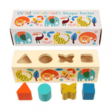 Wild Wonders Wooden Shape Sorter